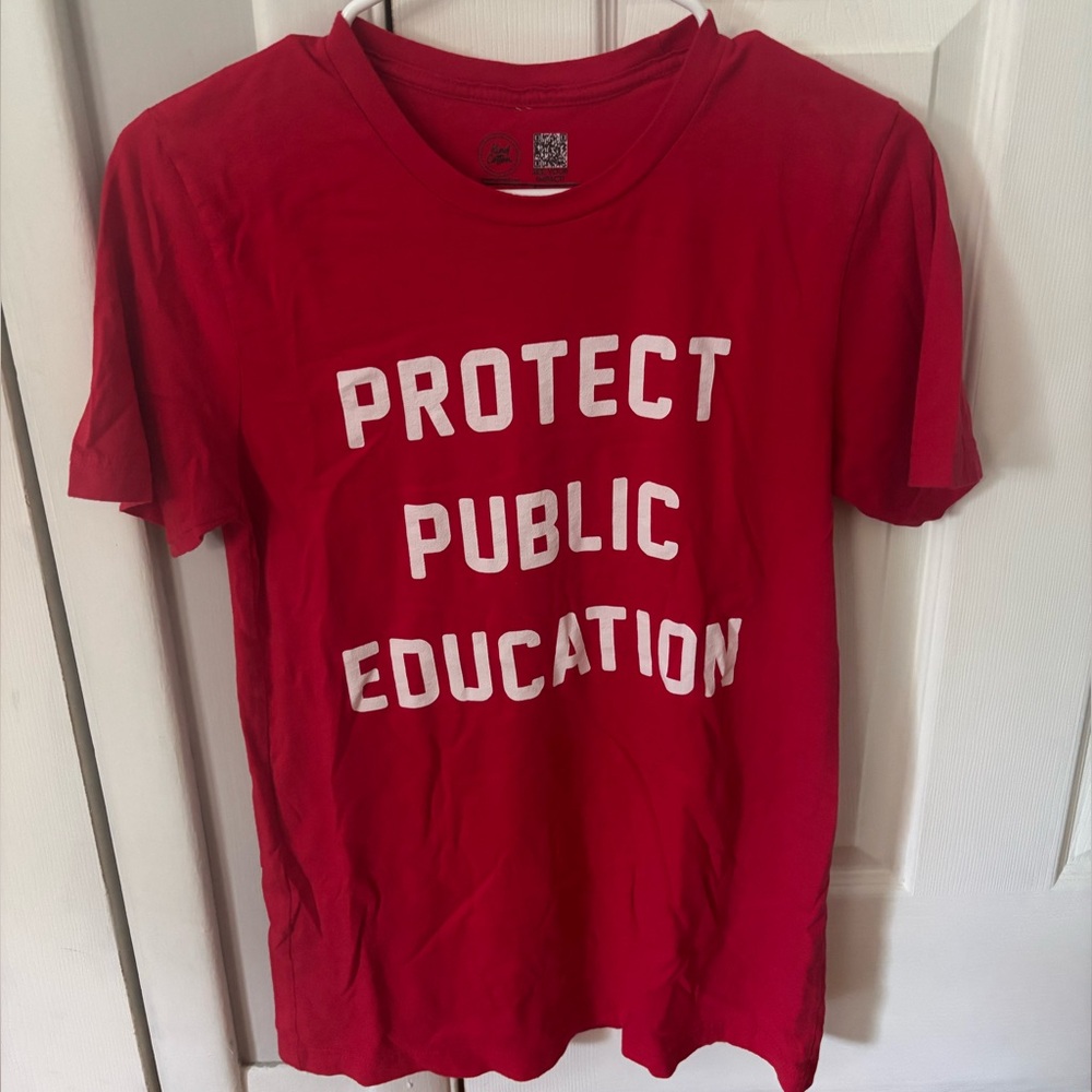 Red Graphic Tee - Protect Public Education